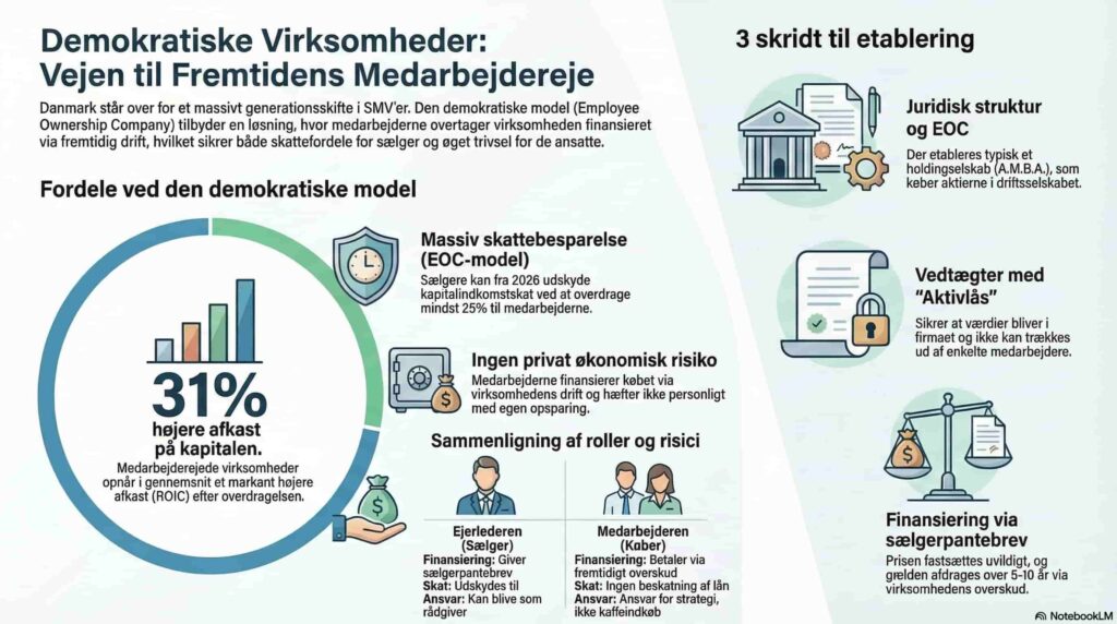 Demokratiske virksomheder, vejen til medarbejdereje